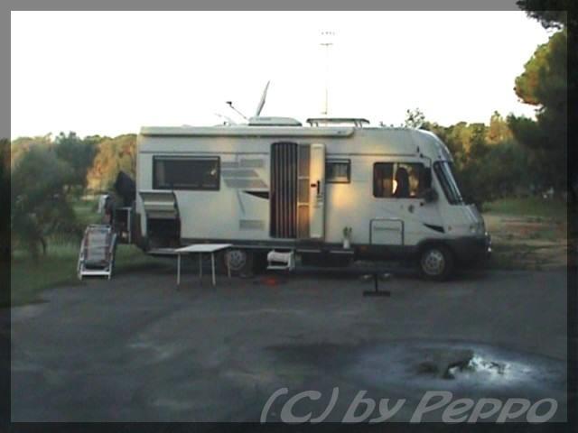 Hymer BC655 im Abendlicht