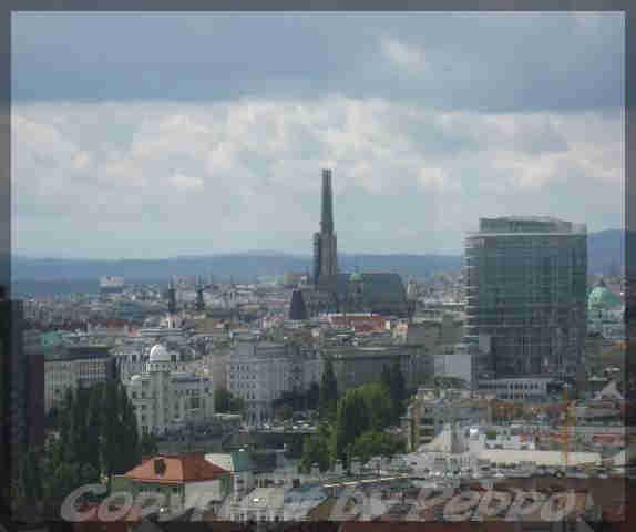 vom Riesenrad Richtung Steffl