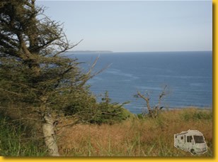 Schöner Ausblick auf die Nordsee