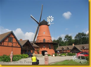 Die Windmühle als Souvenierladen